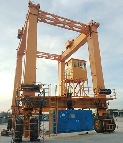 120T Rubber Tired Gantry Crane