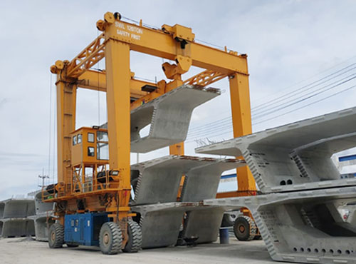 120T RTG Rubber Tyred Gantry Crane