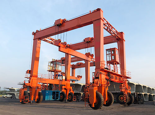 150T Rubber Tired Gantry Crane