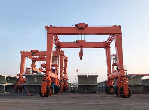 150T Rubber Tired Gantry Crane