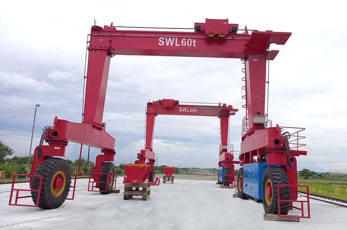 60 Ton Rubber Tire Gantry Crane