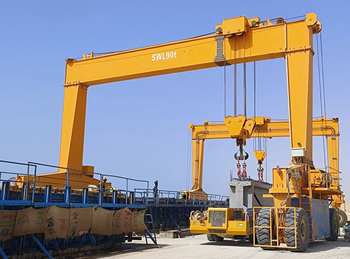 90T Automated Rubber Tyred Gantry Crane