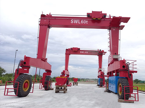 60T Rubber Tyred Gantry Crane